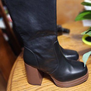 Platform Knee Boots (WW)